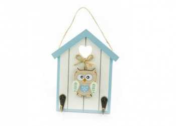 Casetta legno Portachiavi